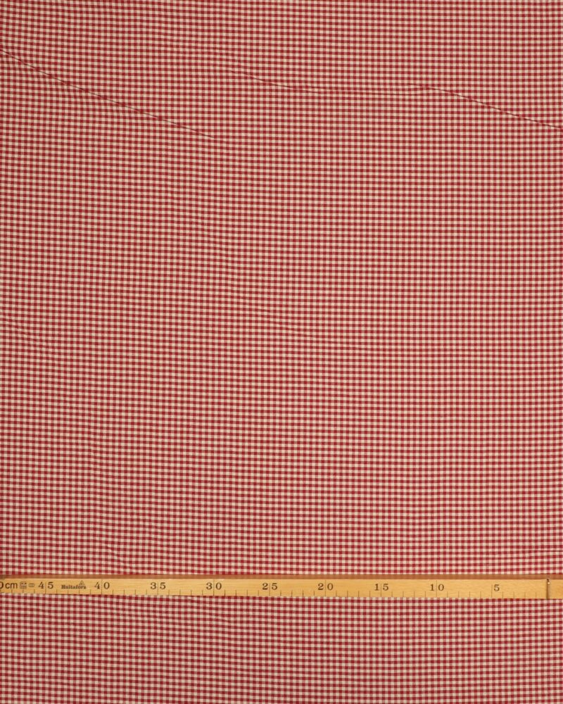 Rød/hvid småternet - Boligtekstil 280 cm bred - Ukendt
