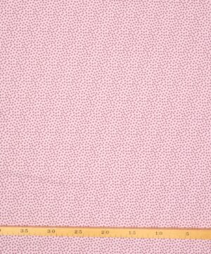 Mørk gammelrosa prik på rosa - Jersey - Ukendt