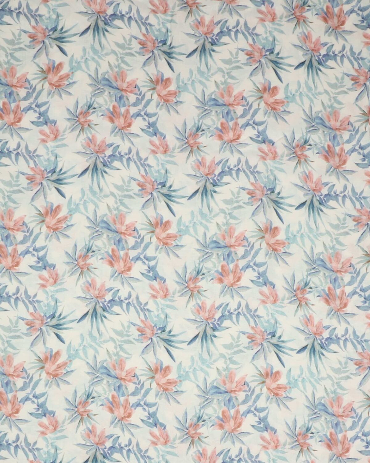Blomster og blade - Viskose