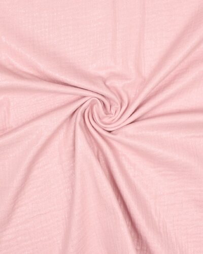 Gammelrosa med glimmer - Double Gauze blestof/musselin stof