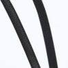 Skridsikker sort elastik - 20 mm -