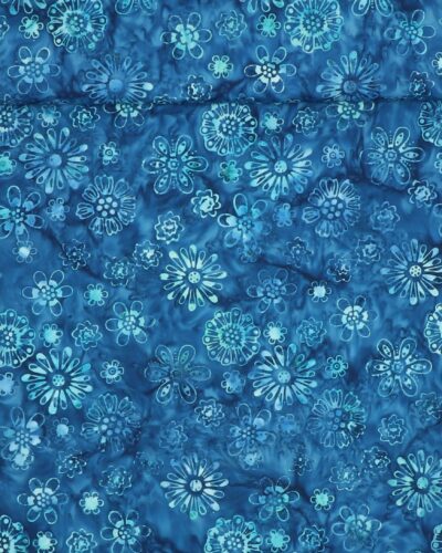 Blå med blomst - Bali
