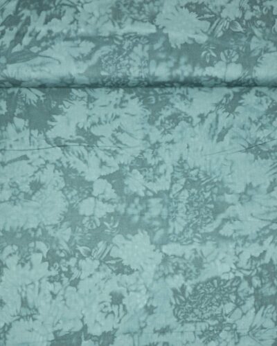 Batik i blågrønne farver - Patchwork