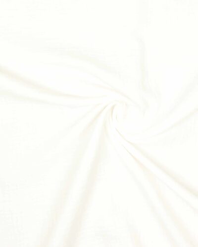 Hvid - Double Gauze/musselin stof