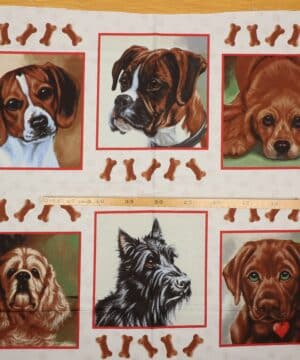 10 hundehoveder - Patchwork rapport - Studioe fabrics