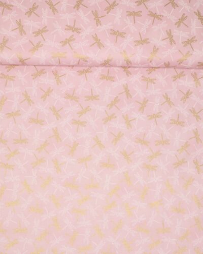 Aurelia, rosa m. guldsmede - Patchwork