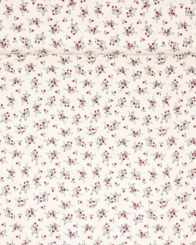 Maison des roses, blomster på offwhite - Patchwork