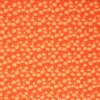 Ferskenfarver blomster på orange - Patchwork - Ukendt