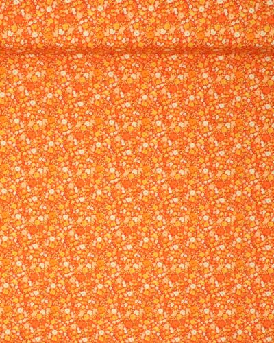 Småblomstret orange - Patchwork
