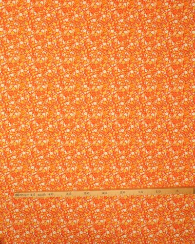 Småblomstret orange - Patchwork