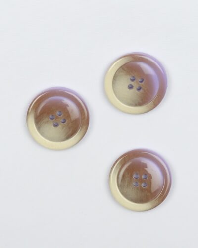 Creme/lys brun/ lilla, blank - 22 mm