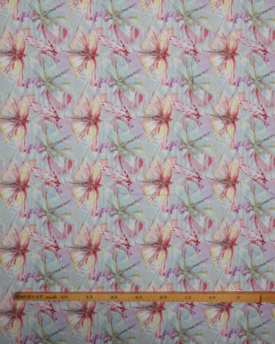 Guldsmede, rød/gul - Viskose