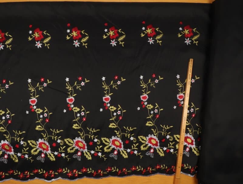 Sort med broderi - Polyester - Image 3