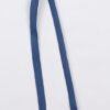Jeansblå 6 mm flad snøre -