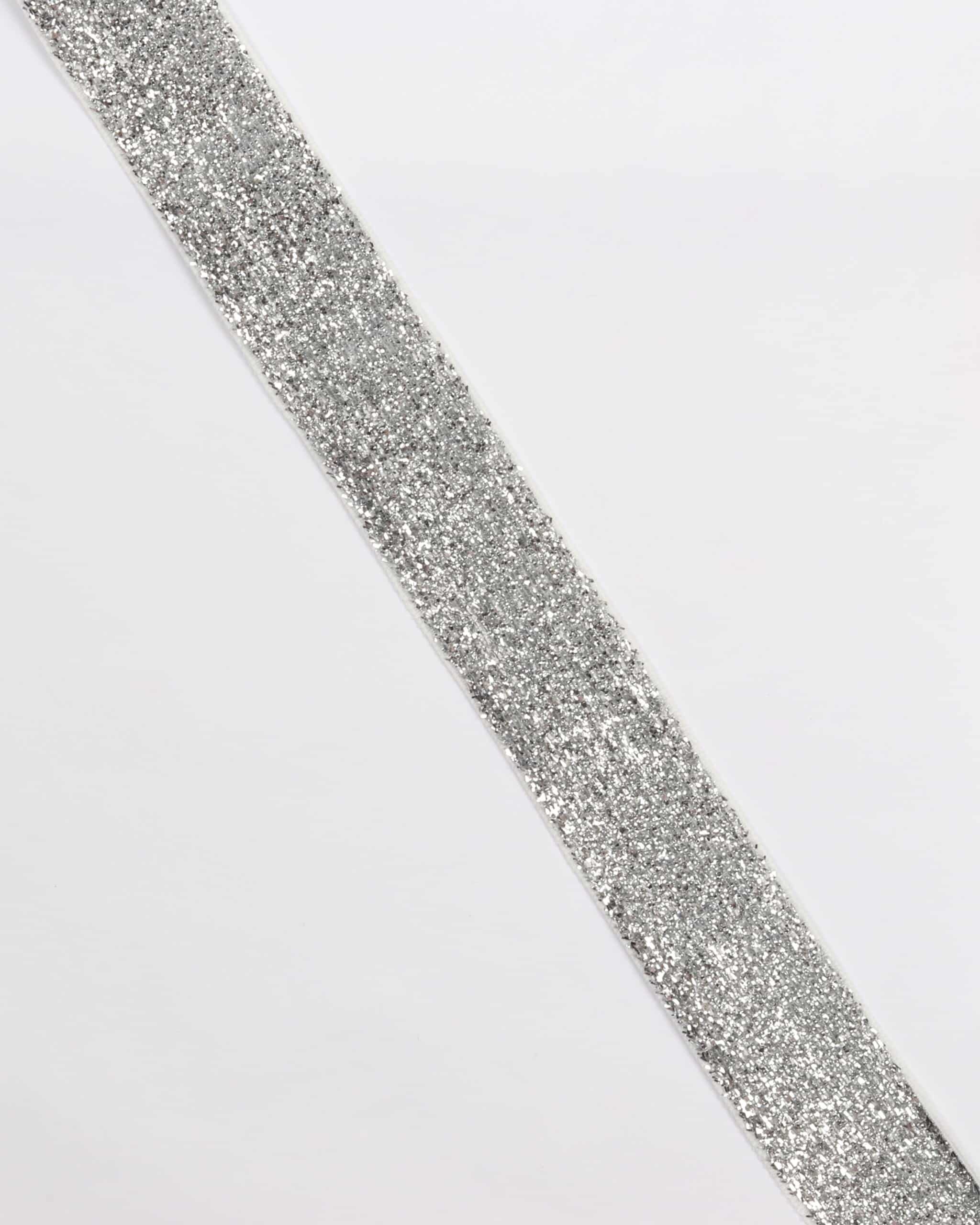 Bånd med glimmer, flere farver - 25 mm