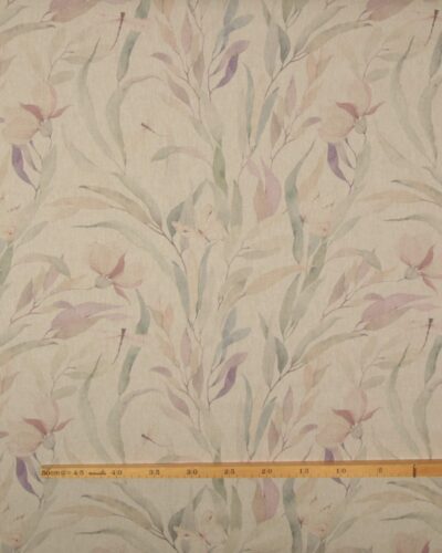 Christel, blomst og blade i sarte farver - Boligtekstil 7 Christel, blomst og blade i sarte farver - Boligtekstil