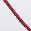 Elastisk blonde, bordeaux - 15 mm