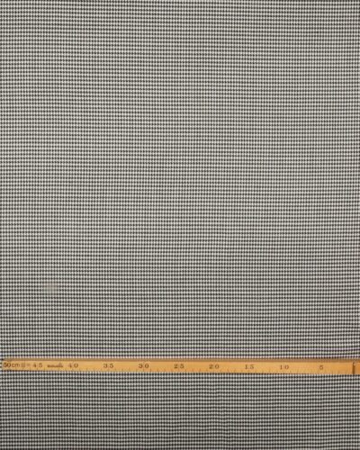 Sort/hvid hanefjed - Viskose/polyester/elastan