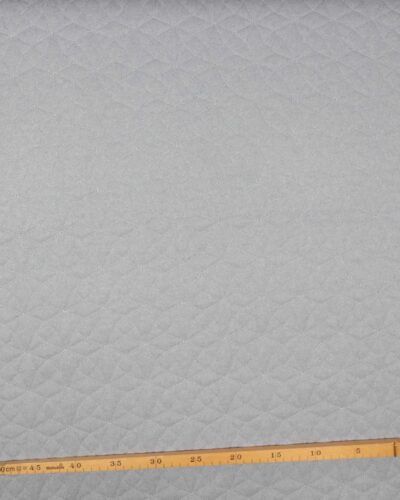 Lys blågrå - Quiltet møbelstof 8 Lys blågrå - Quiltet møbelstof