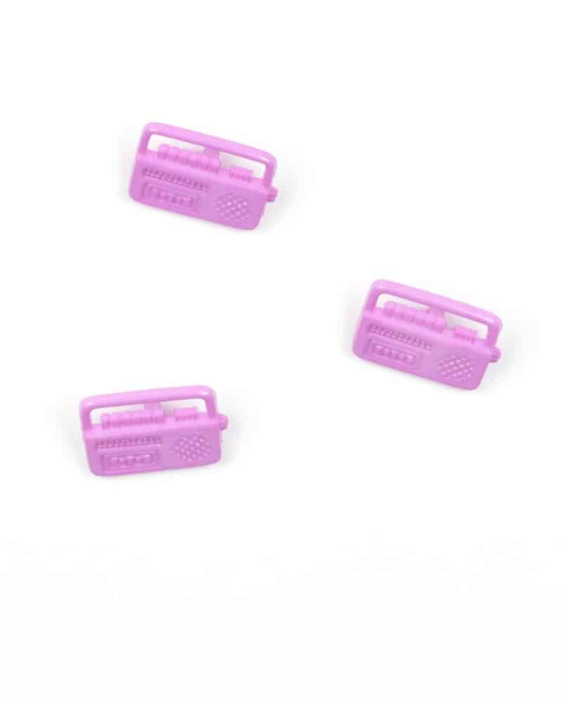 Transistorradio, pink - 28x14 mm