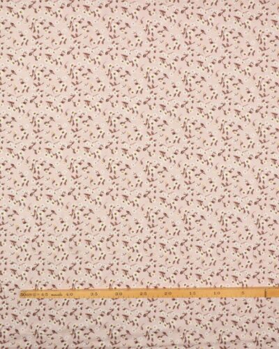 Rosa med små blomster - Viskose 7 Rosa med små blomster - Viskose