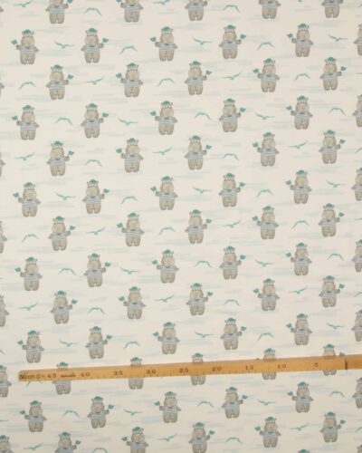 Sød flodhest ved stranden - Jersey 9 Sød flodhest ved stranden - Jersey