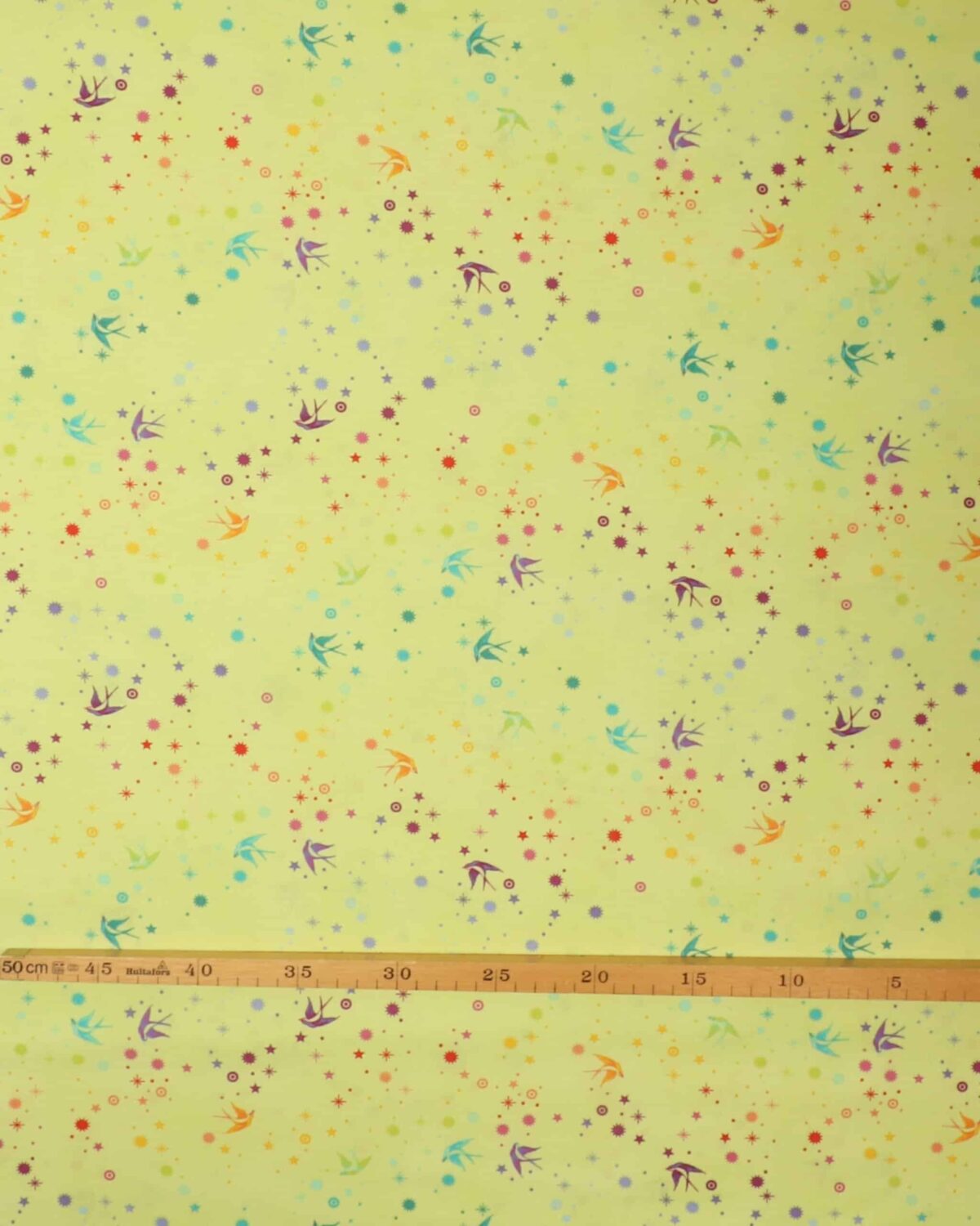 Fairy Dust, limegul - Tula Pink - Billede 3