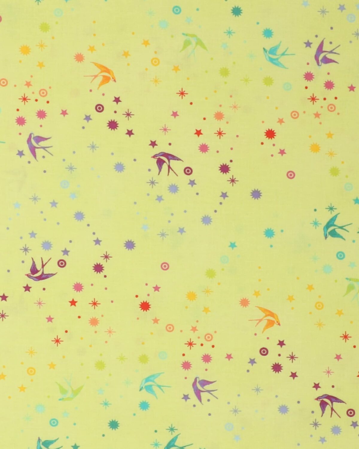 Fairy Dust, limegul - Tula Pink - Billede 2