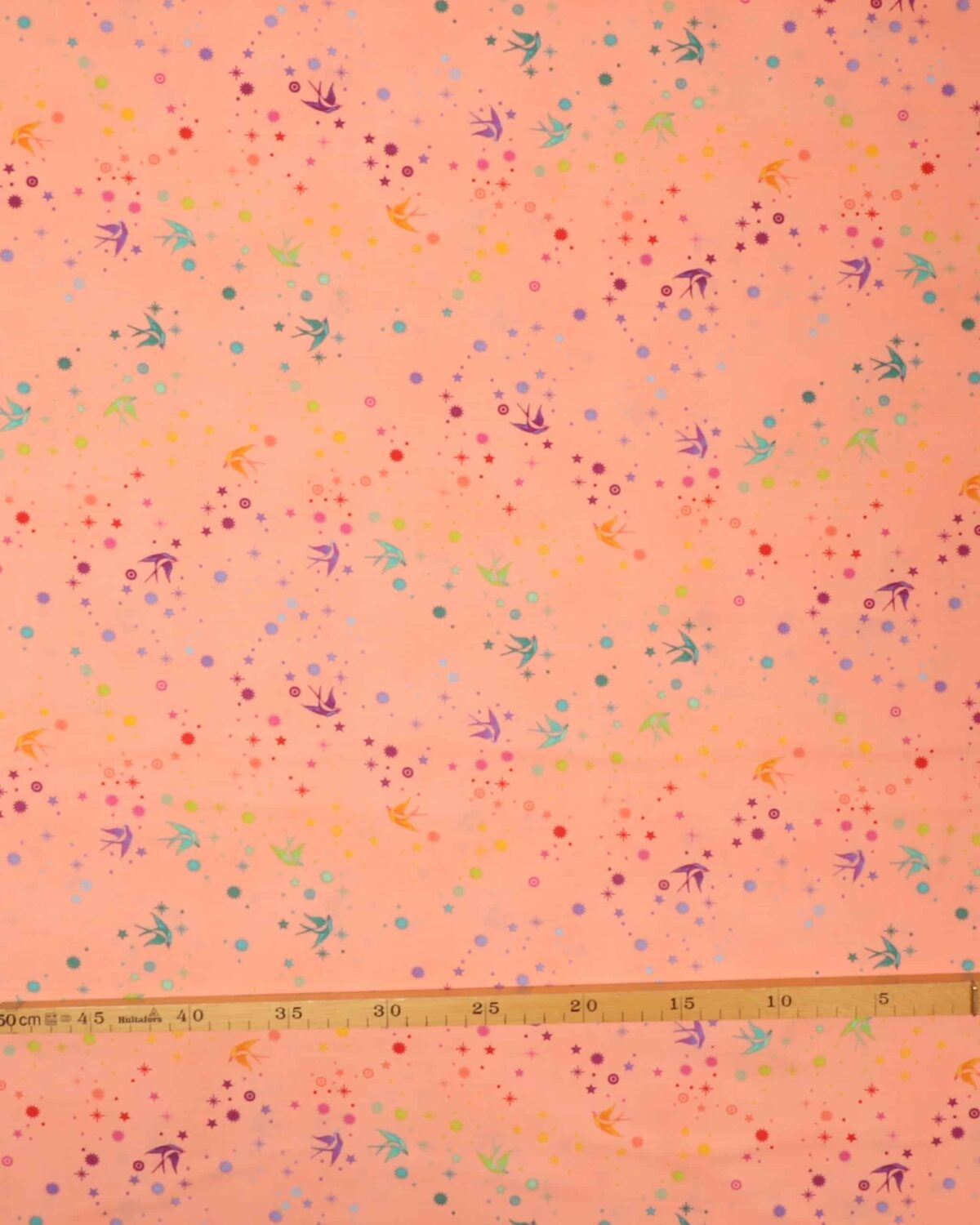 Fairy Dust, lys laksefarvet - Tula Pink - Billede 3
