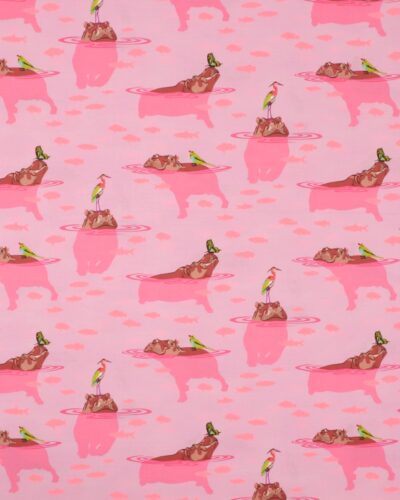 My Hippos Don´t Lie, pink flodhest - Tula Pink