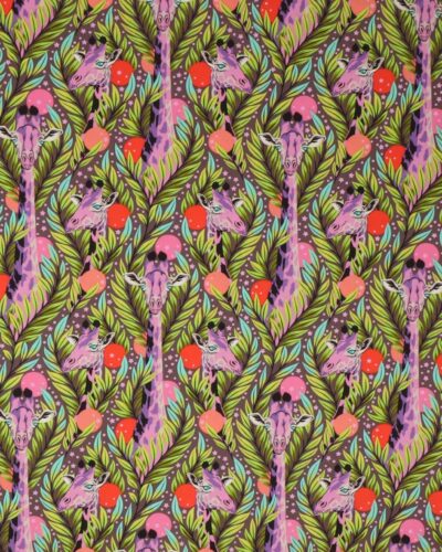 Neck For Days, pink/lilla giraf - Tula Pink
