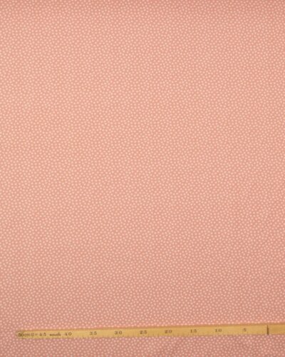 Varm melonfarvet med små stjerner - Jersey 7 Varm melonfarvet med små stjerner - Jersey