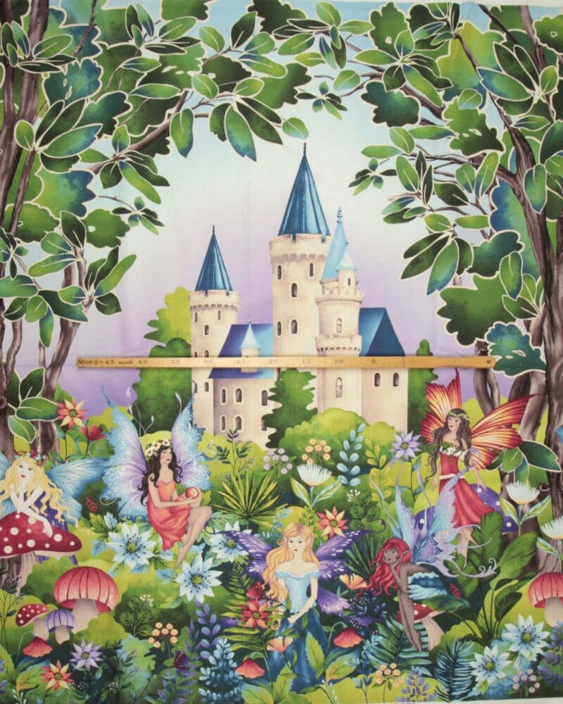 Fairytale Forest, stort motiv - Patchwork rapport