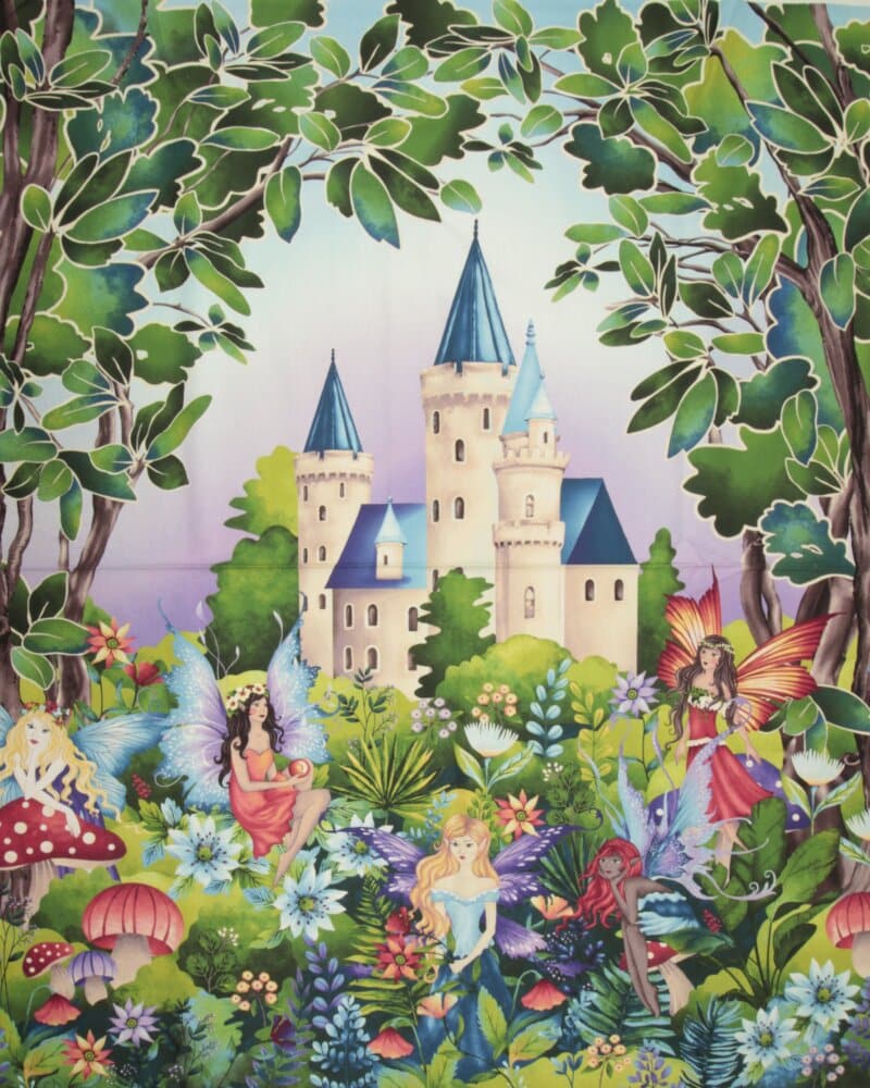 Fairytale Forest, stort motiv - Patchwork rapport