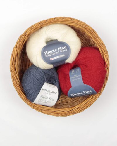 Hjerte Fine, Highland Fine Wool fra Hjertegarn i mange farver