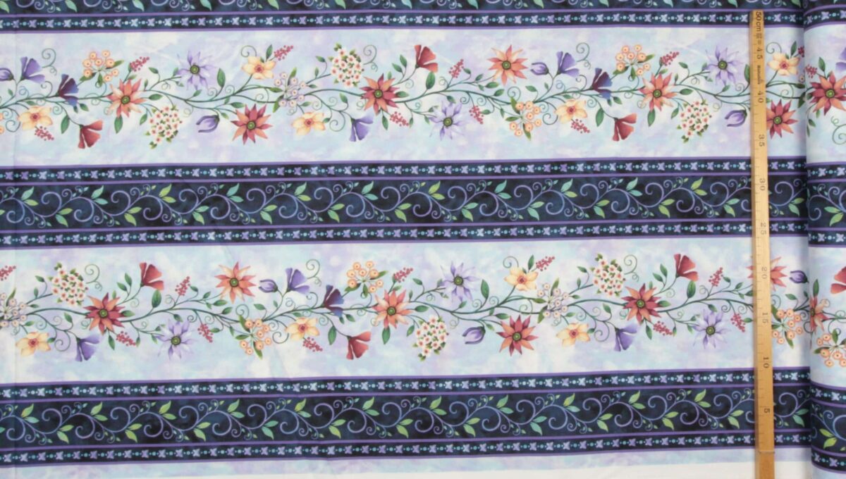 Fairytale Forest, blomster i rækker - Patchwork - Billede 4