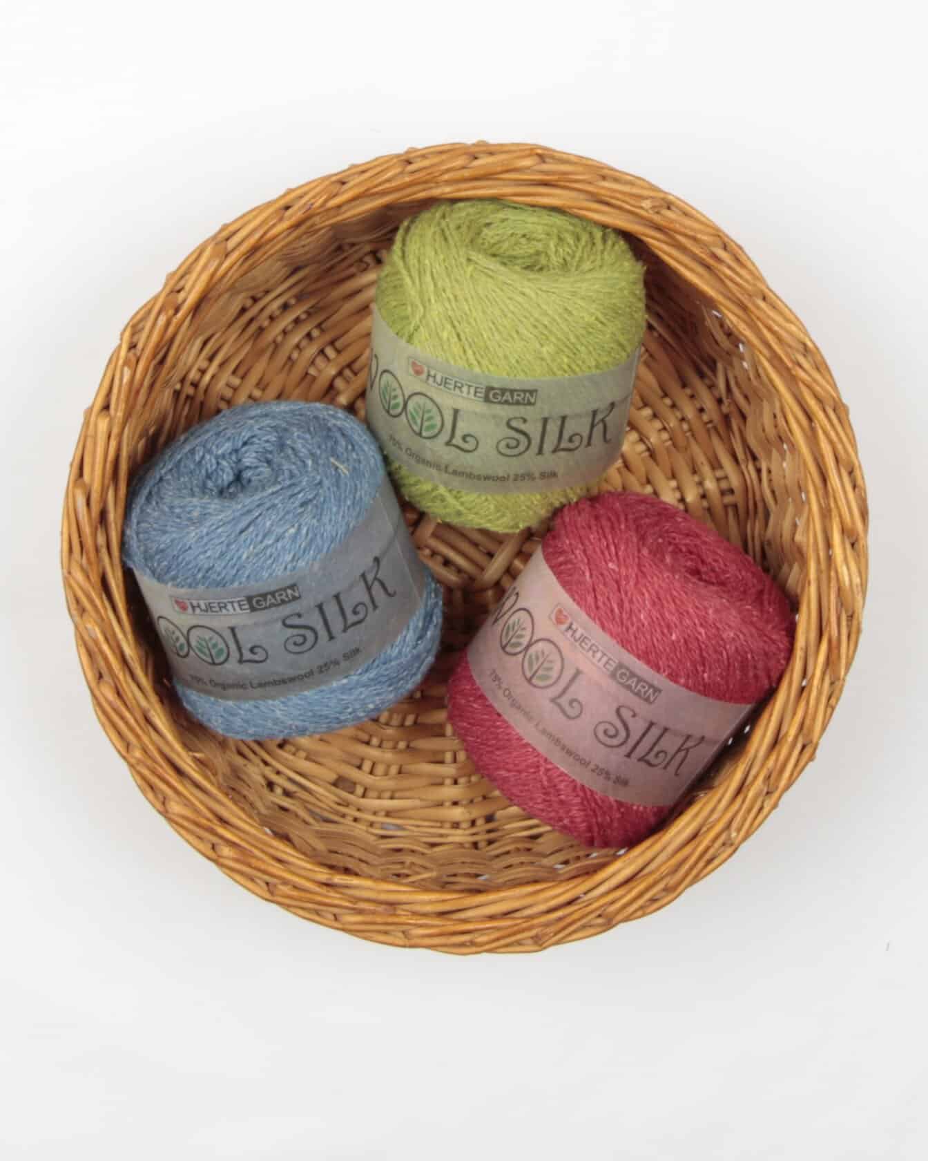 Wool Silk Fra Hjertegarn I Mange Farver Gots Certificeret Stofm llen wool-silk-fra-hjertegarn-i-mange-farver-gots-certificeret-stofm-llen