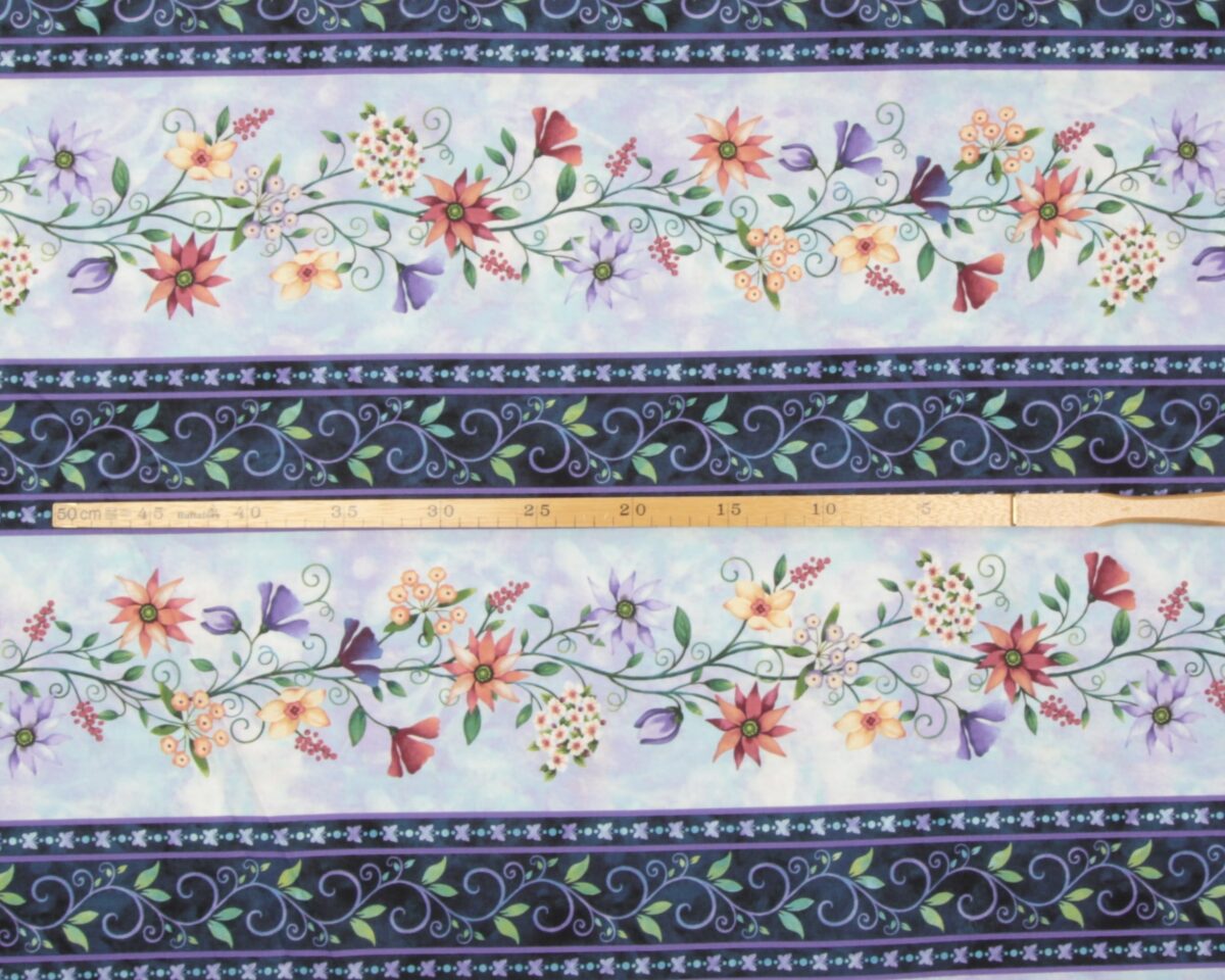 Fairytale Forest, blomster i rækker - Patchwork - Billede 3