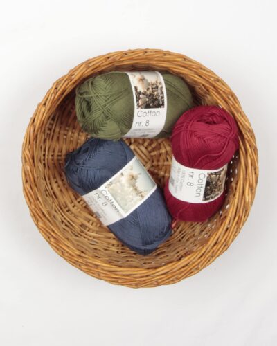 Cotton nr. 8 fra Hjertegarn i mange farver