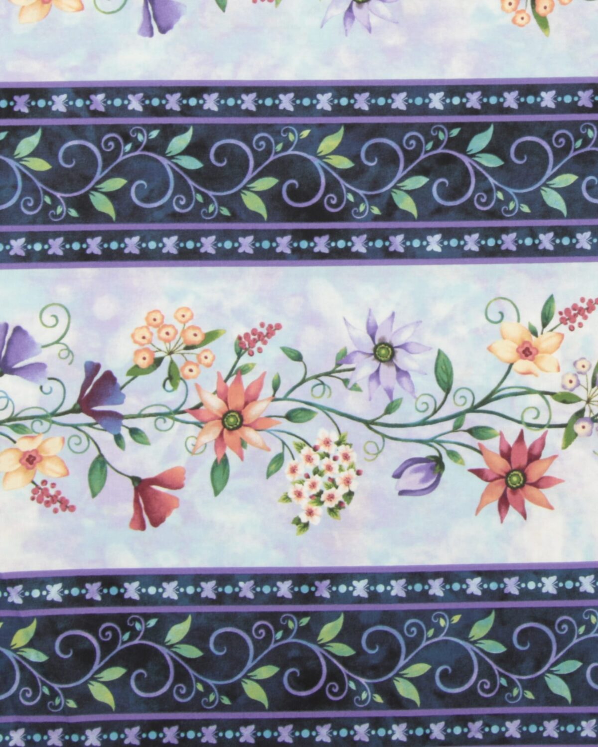 Fairytale Forest, blomster i rækker - Patchwork - Billede 2