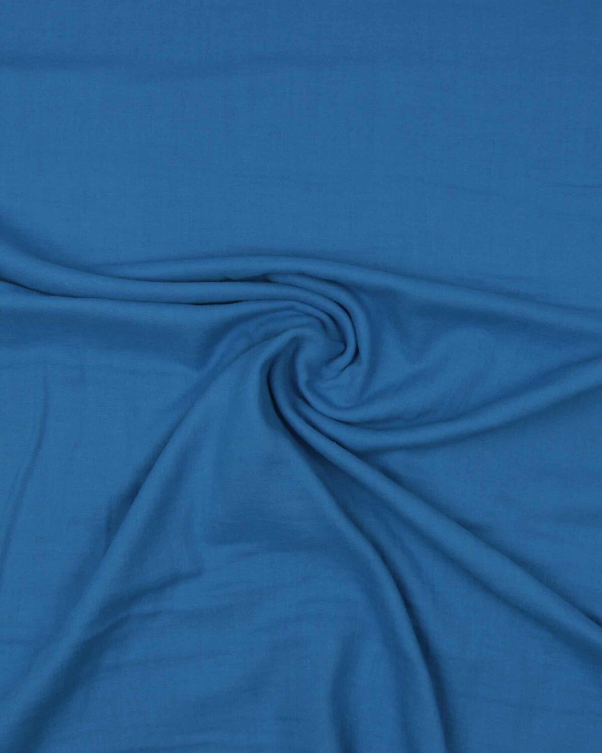 Blå - Double Gauze/musselin stof