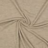 Meleret beige - Uld jersey (merinould)