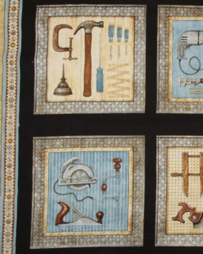 Værktøj, 6 motiver - Patchwork rapport