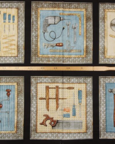 Værktøj, 6 motiver - Patchwork rapport