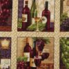 Vin og druer, 6 motiver - Patchwork rapport