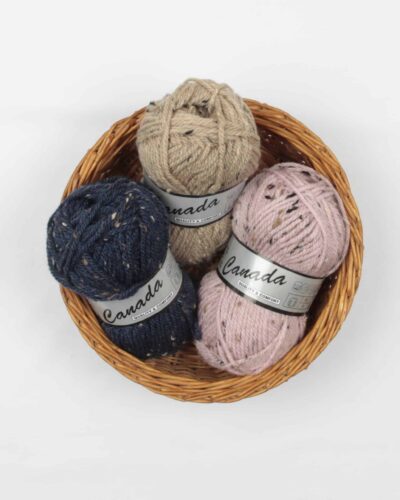 Canada Tweed fra Lammy Yarns i mange farver