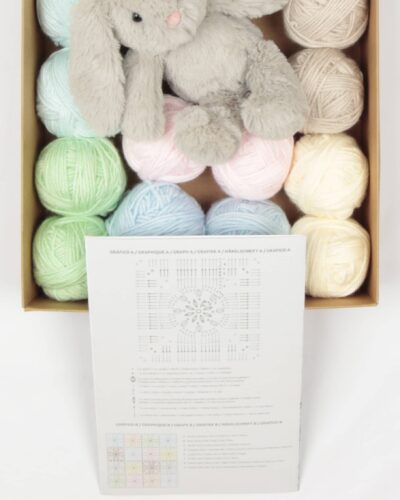 Bunny Blanket, hæklekit 7 Bunny Blanket, hæklekit