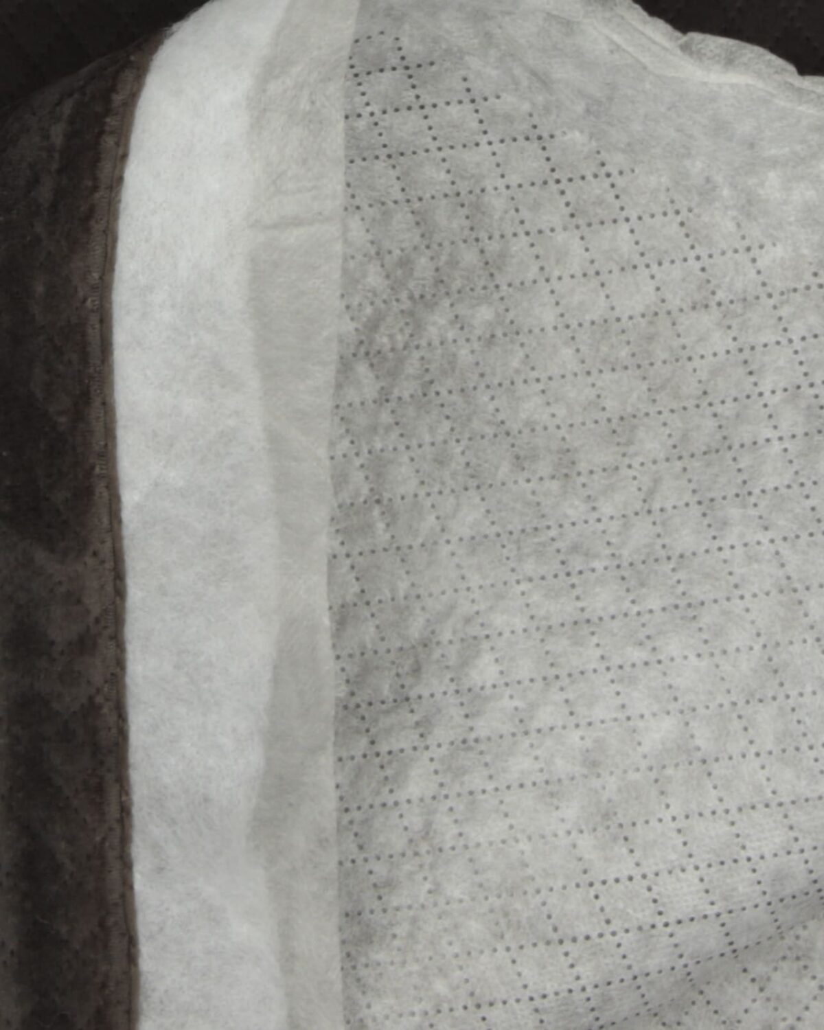 Mørk gammelrosa - Quiltet møbelvelour - Image 4