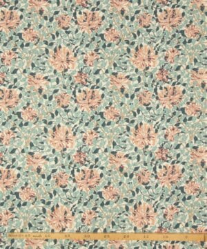 Honeysuckle, aqua - William Morris