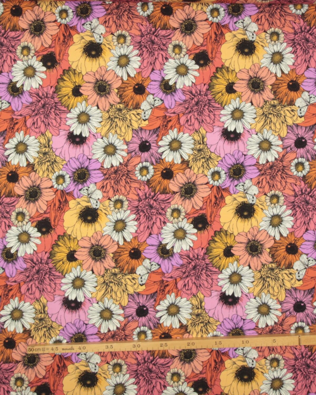 Store blomster - Jersey - Billede 3